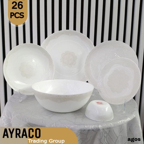 سرویس آکروپال 26 پارچه آگوست خاکستری