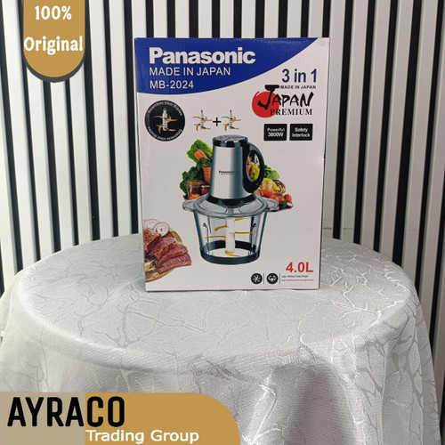 خرد کن پاناسونیک مدل MB-2024 | خردکن قدرتمند، کمصدا و کاربردی آشپزخانه