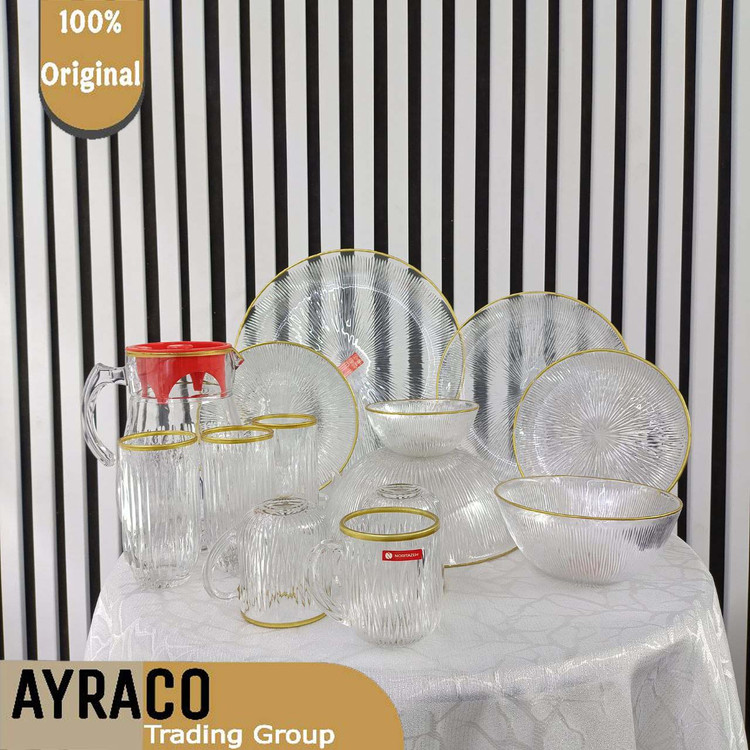 سرویس 46 پارچه سولو لب طلا برند نوری تازه