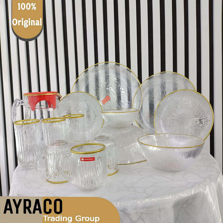 سرویس 46 پارچه سولو لب طلا برند نوری تازه