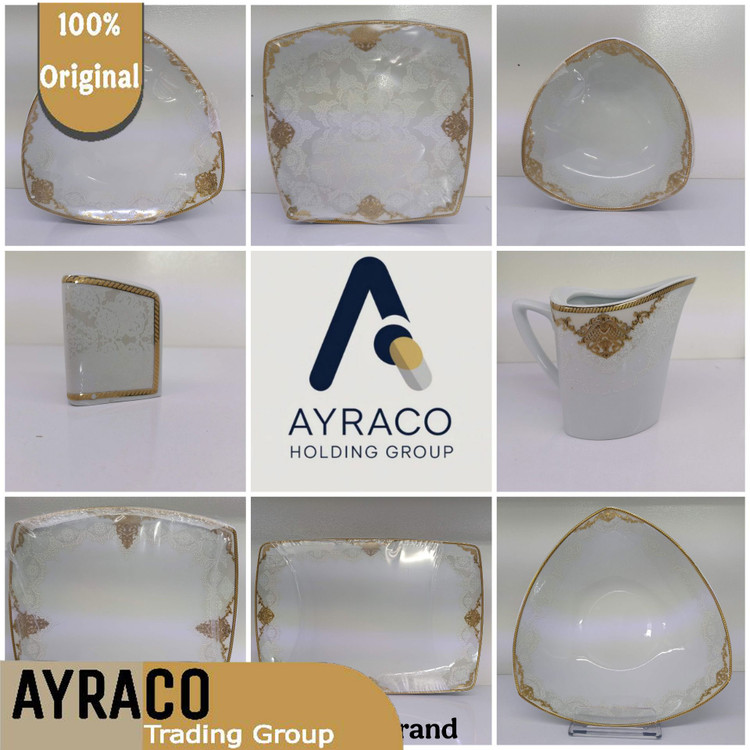 سرویس 30 پارچه چینی پردیس مدل ۲۰۰۴ پرند | سرویس غذاخوری شیک، ظریف و بادوام