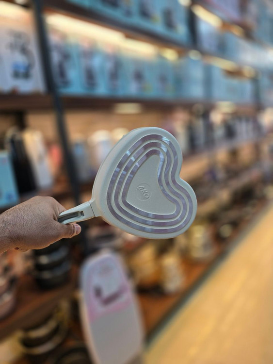 تابه قلبی سایز 20 رنگ سفید