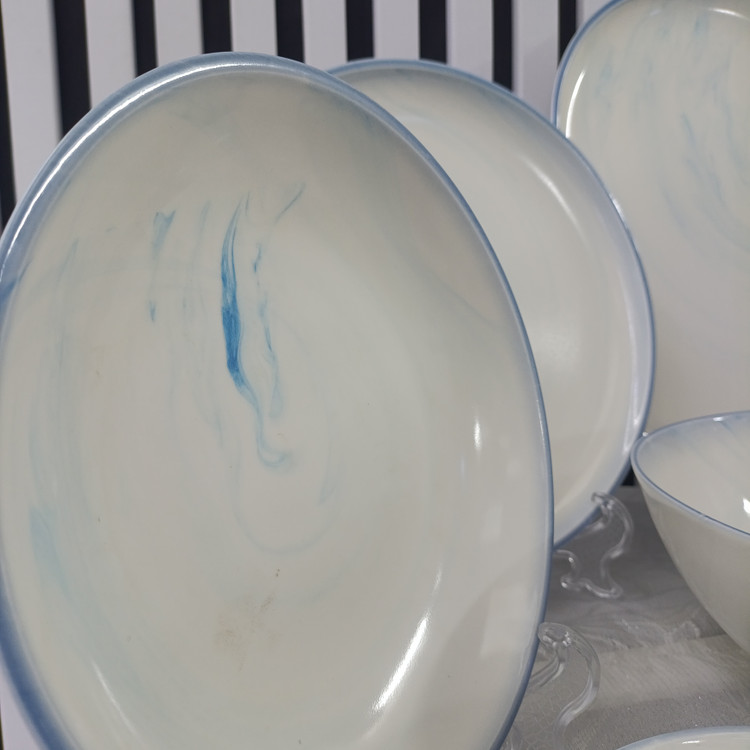 سرویس غذاخوری 31 پارچه استون طرح رنگ آبی