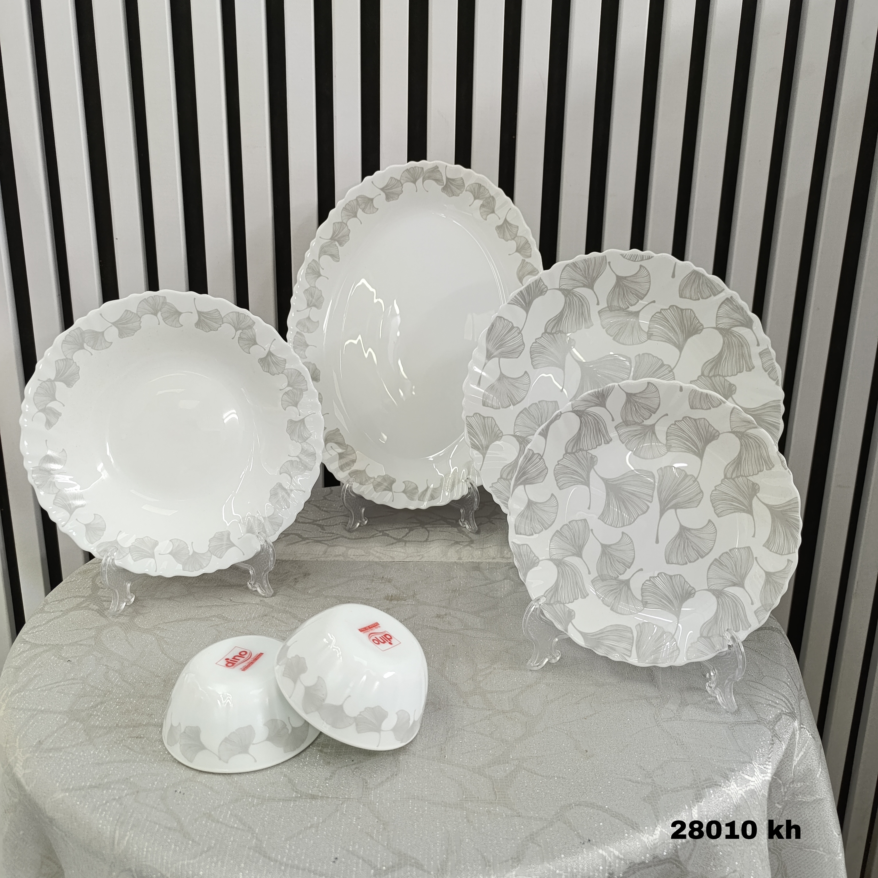 سرویس آرکوپال ۲۵ پارچه 28010 خاکستری برند دینو